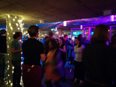 Beim "strip the willow" tanzen